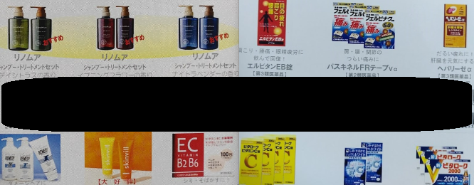 サンドラッグ優待　株主ご優待商品無料引換券（12商品）
